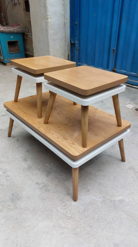 ست میز جلو مبلی و عسلی ۳ تکه پالونیا مدل کاریزما